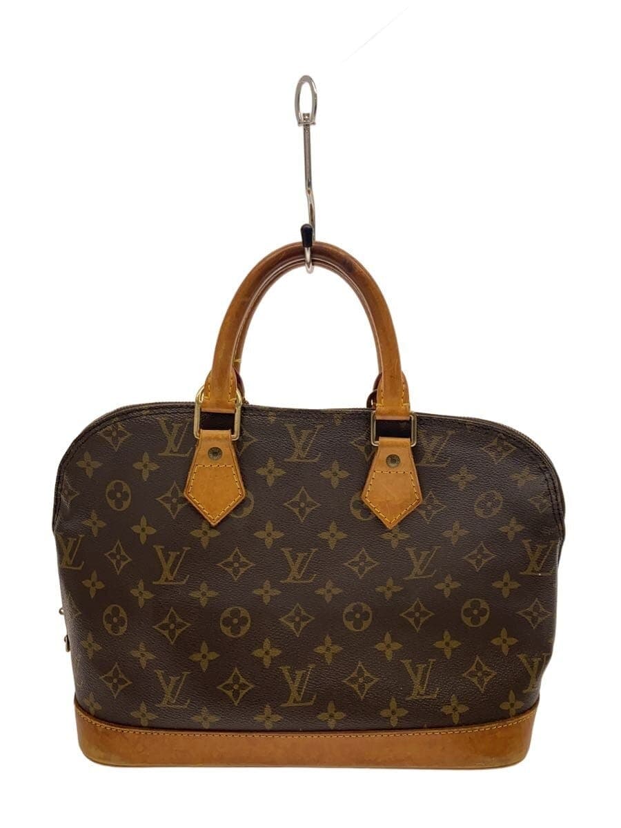 LOUIS VUITTON 1) Alma Monogram Canvas PVC BRW M51130
