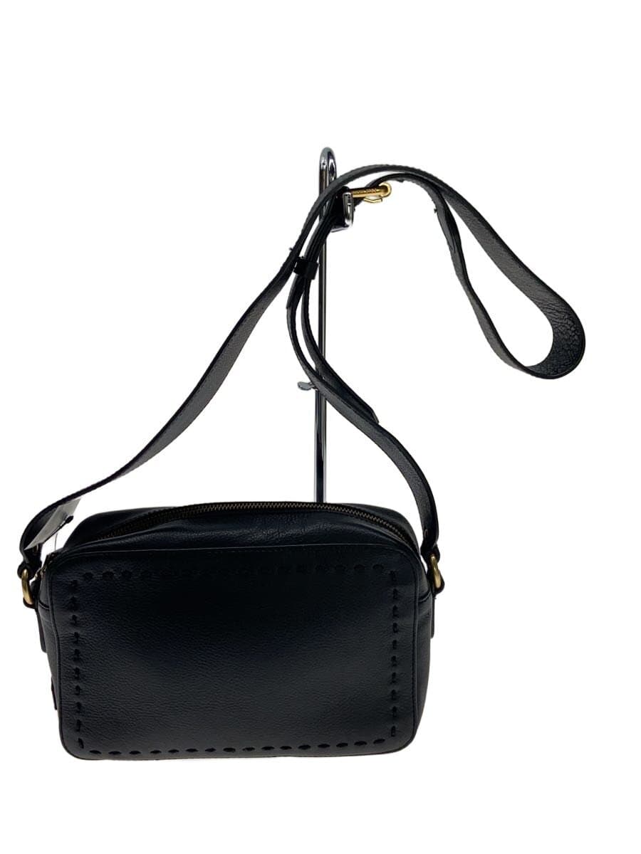 COLE HAAN Shoulder Bag Cowhide BLK u03251