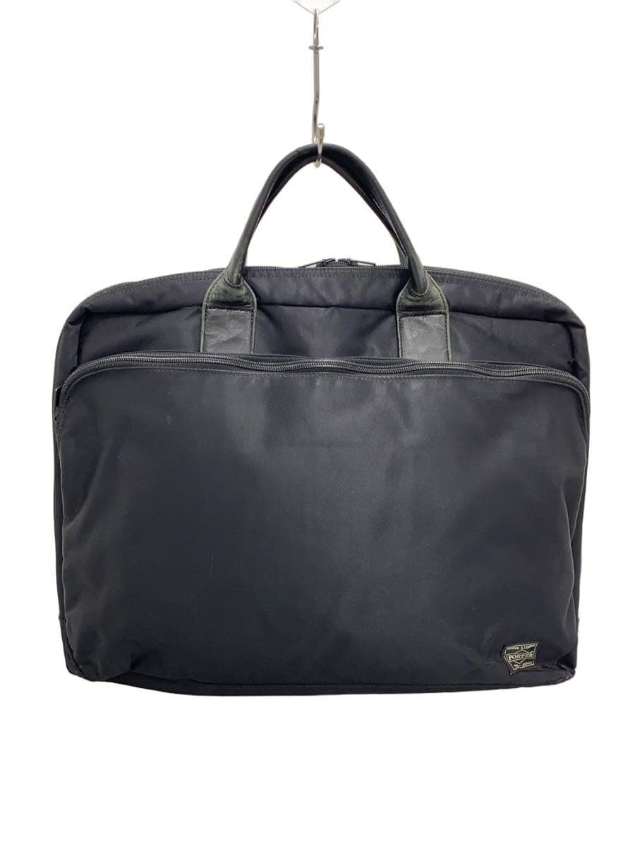 PORTER Briefcase Nylon Black Solid 2WAY BRIEFCASE TIME