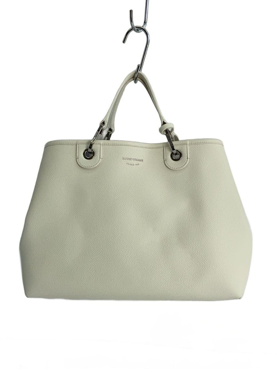 EMPORIO ARMANI Shoulder Bag Leather WHT