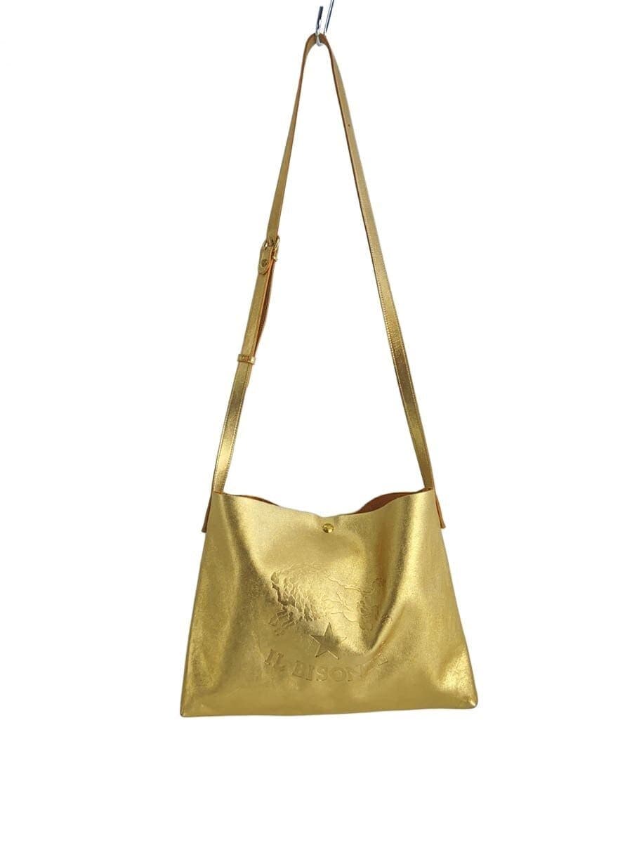IL BISONTE Shoulder Bag Leather GLD