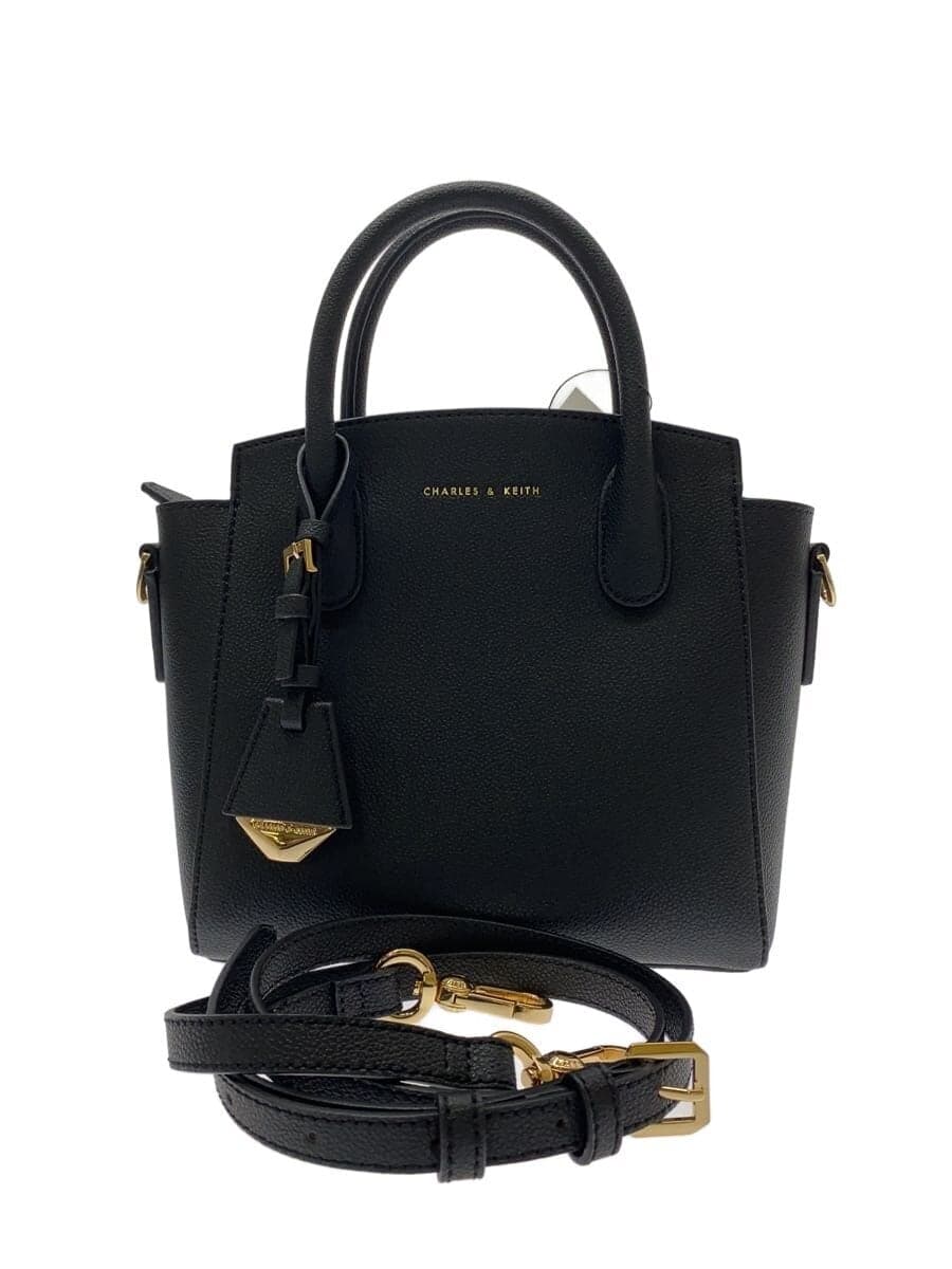 CHARLES&KEITH Double Handle Trapeze Shoulder Bag PVC 30271265 23L7 W