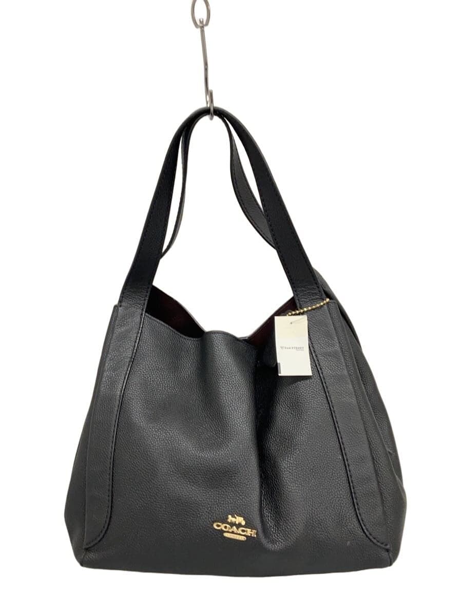 COACH Shoulder Bag_Hadley _Hobo _All Leather Leather BLK