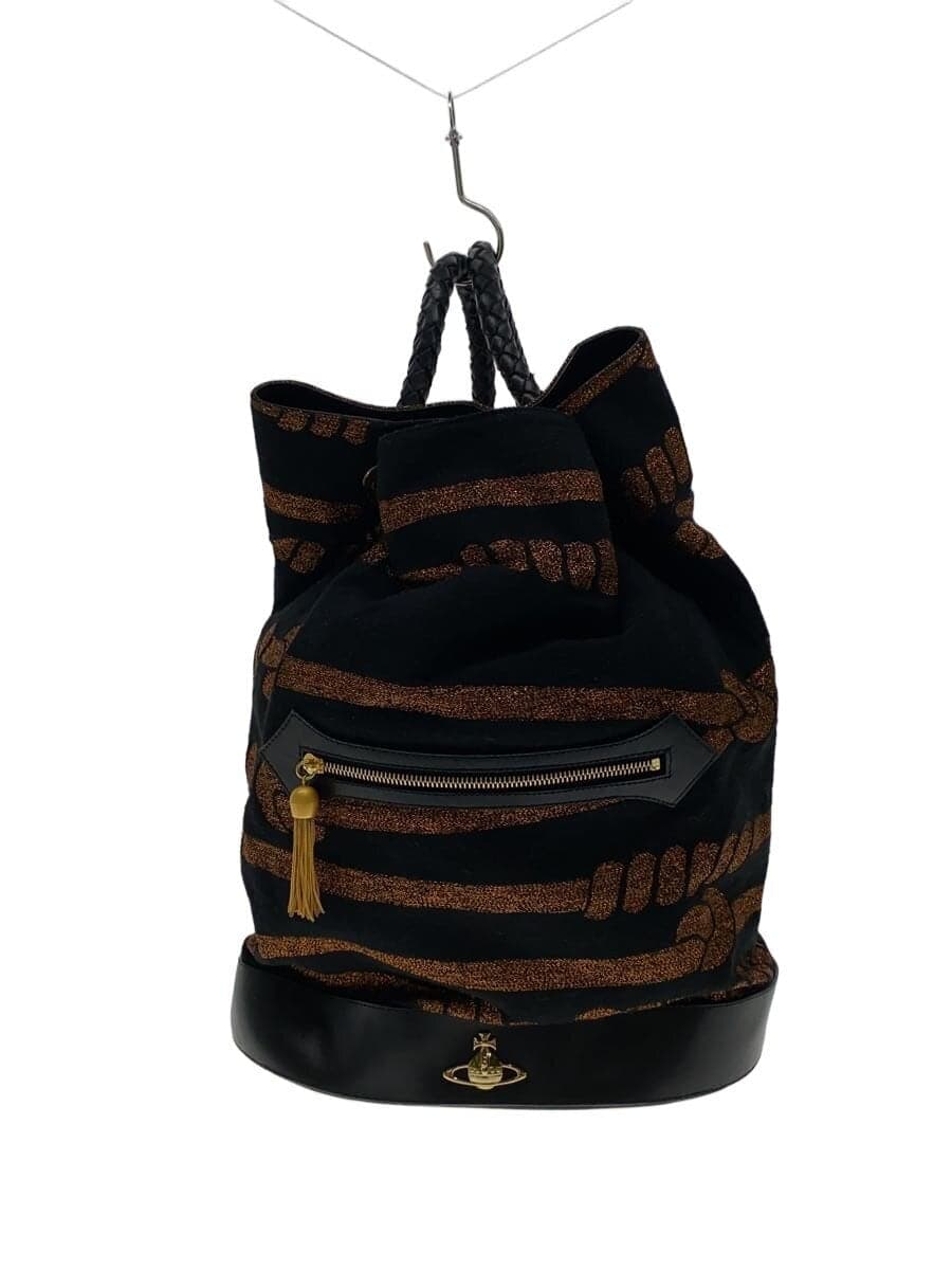 Vivienne Westwood drawstring bag -- BLK
