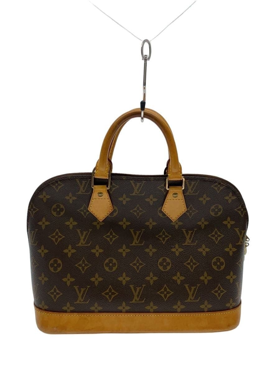 LOUIS VUITTON 1) Alma Monogram Canvas PVC BRW M51130