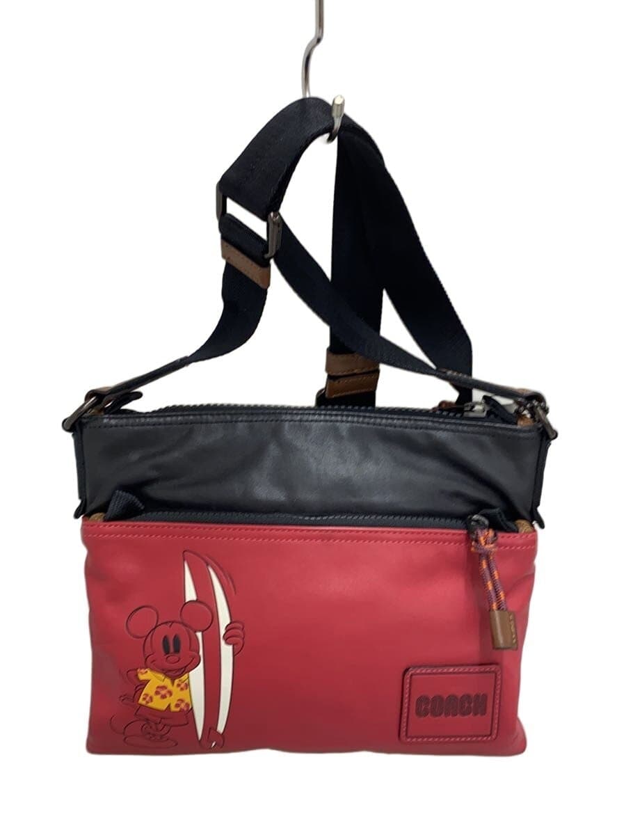 COACH x Disney Shoulder Bag BLK Print 3889