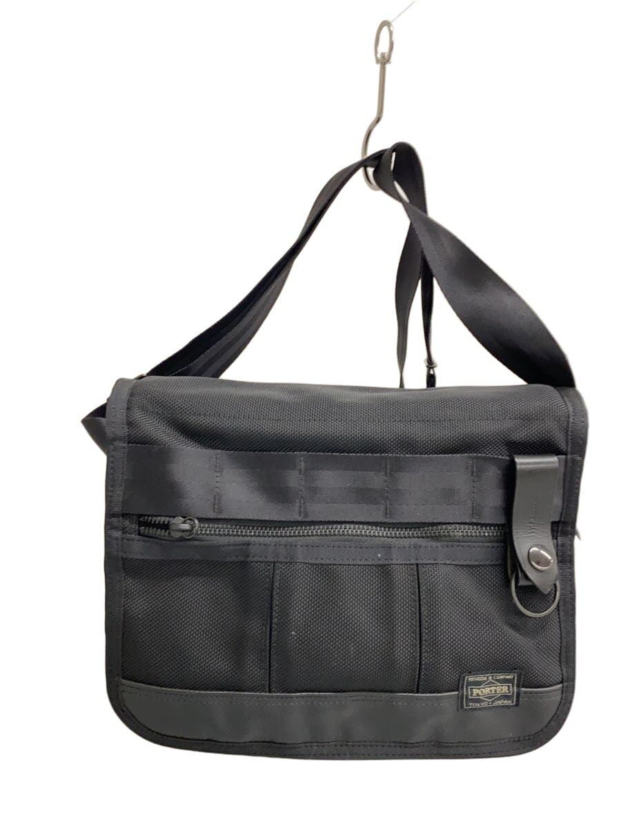 PORTER Shoulder Bag Nylon Black Solid Color 703-06973