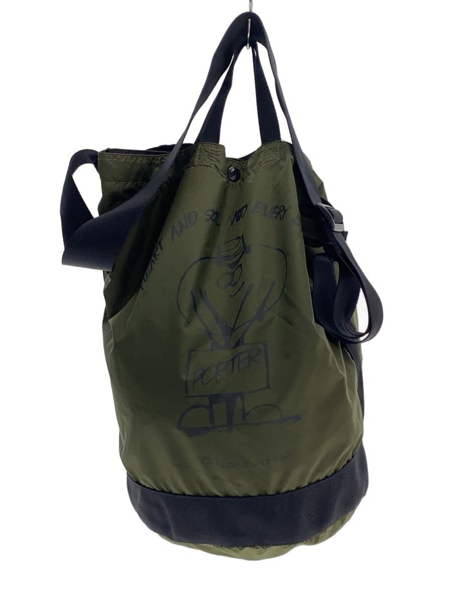 PORTER x JAMES JARVIS Shoulder Bag Nylon KHK