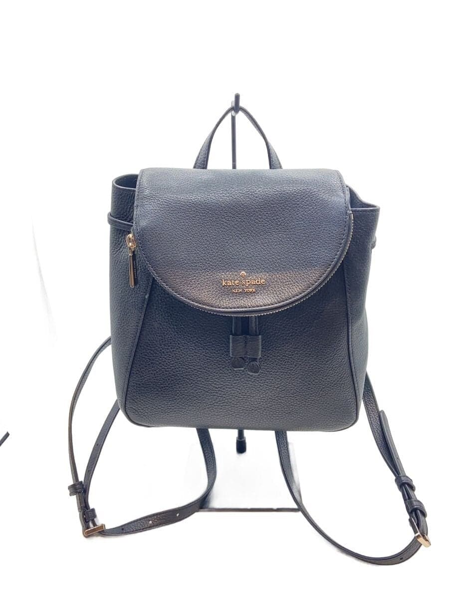 kate spade new york Backpack Leather BLK WKR00327
