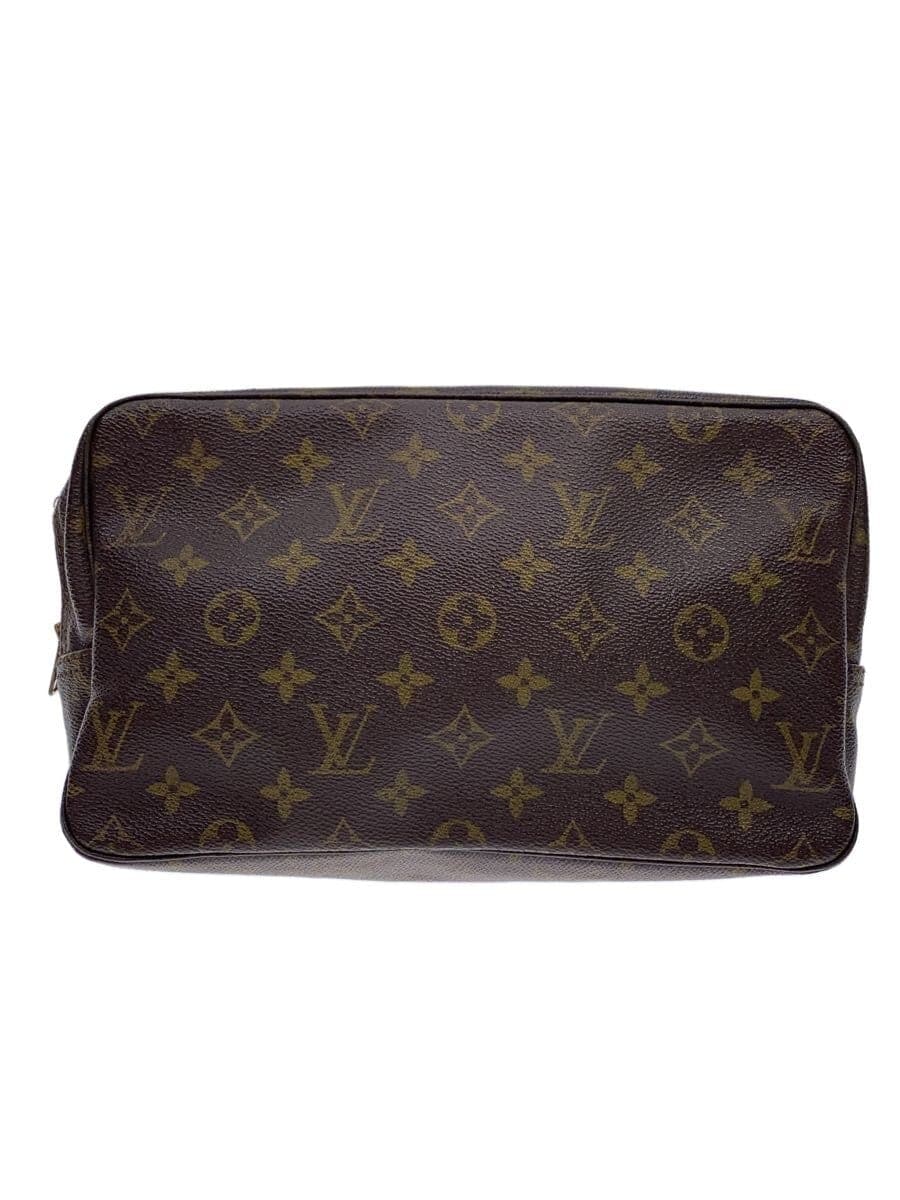 LOUIS VUITTON Trousse Toilette 28_Monogram Canvas PVC BRW All Over Pattern