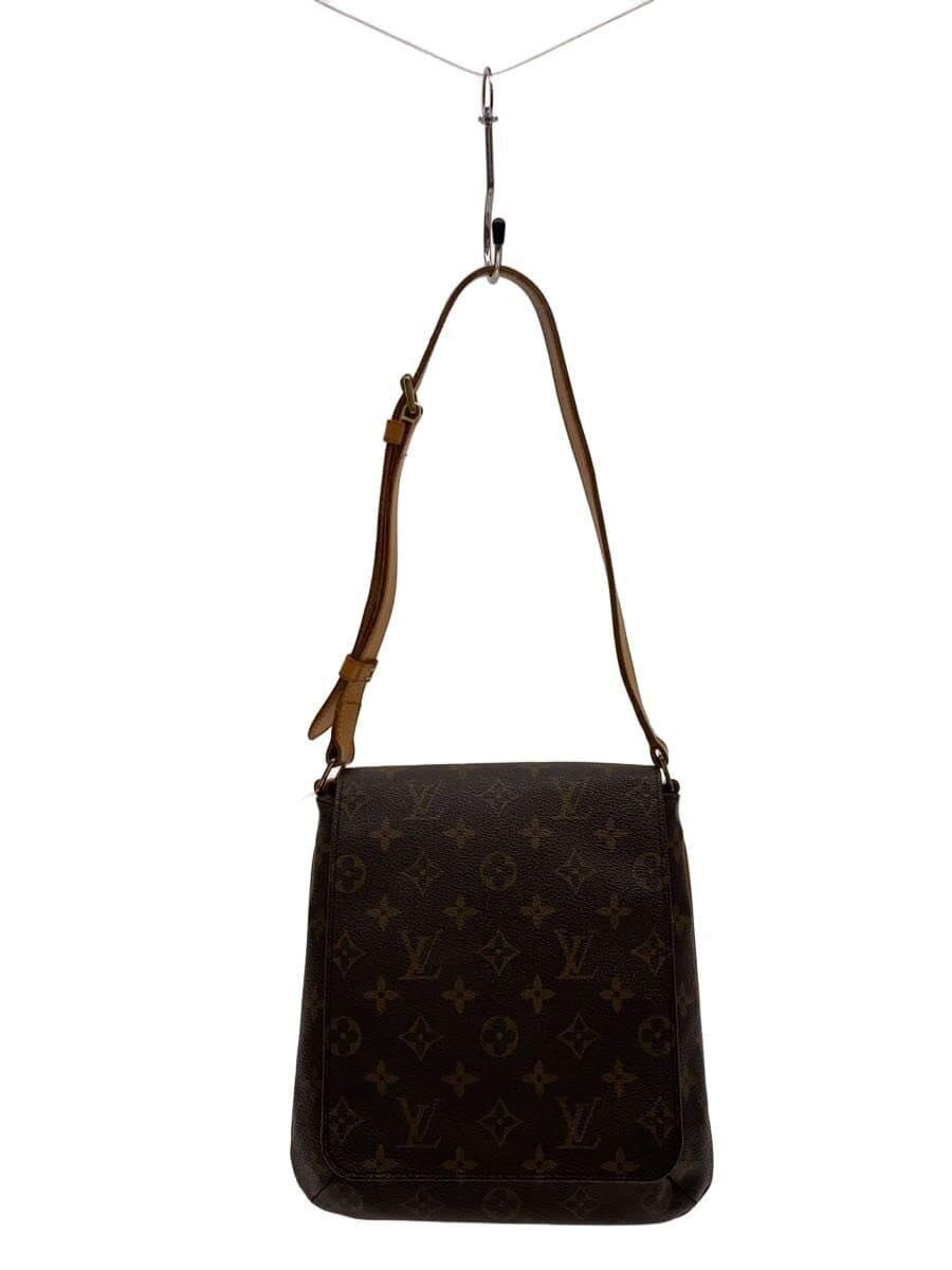 LOUIS VUITTON Musette Salsa Monogram Canvas Short Shoulder PVC BRW M51258
