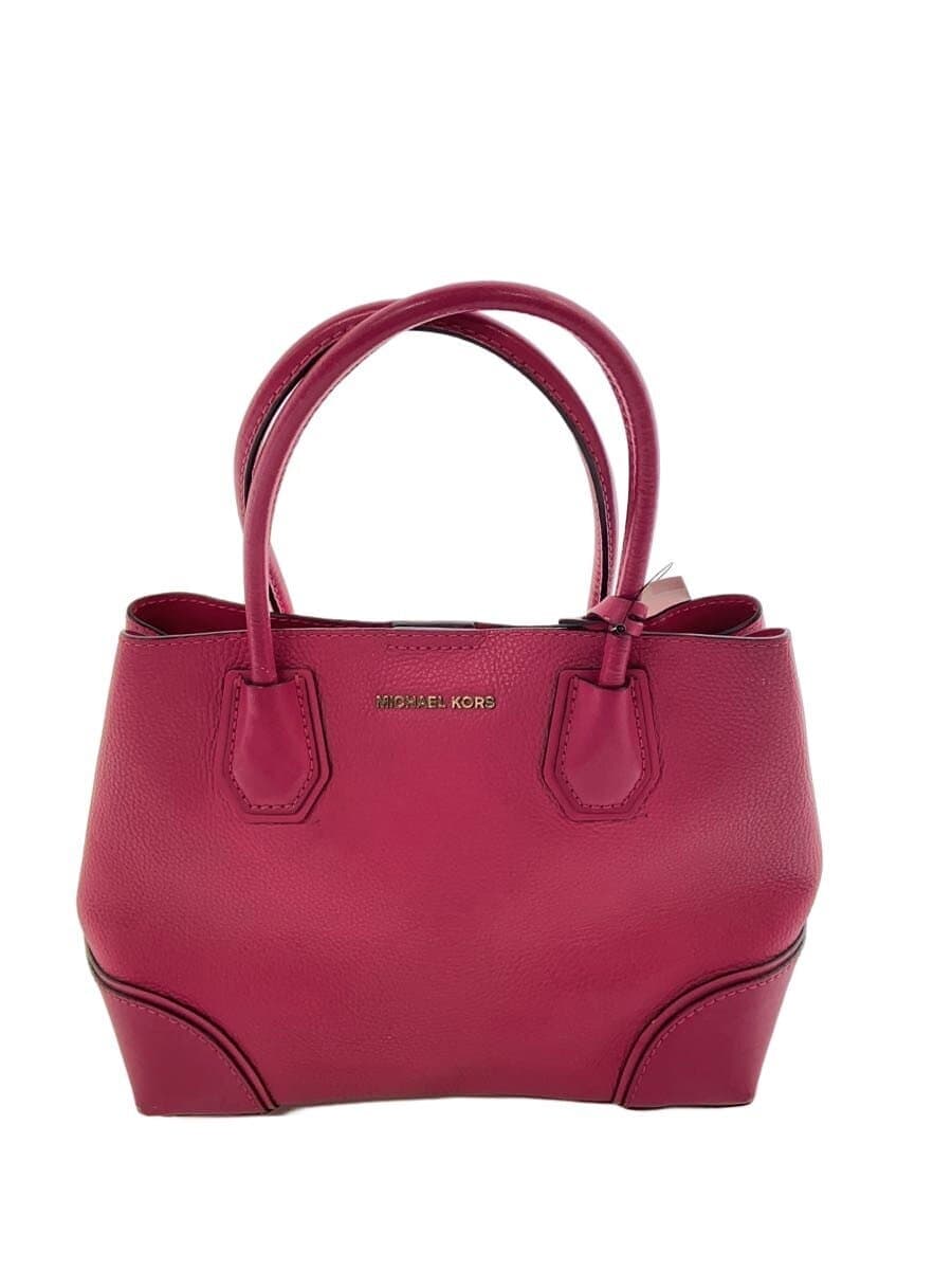 MICHAEL KORS Handbag Leather PNK Solid NB-1708