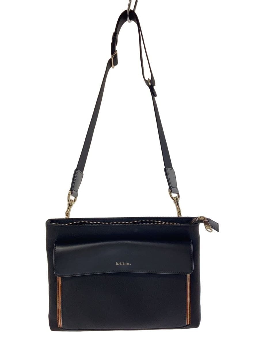 Paul Smith shoulder bag clutch bag canvas BLK