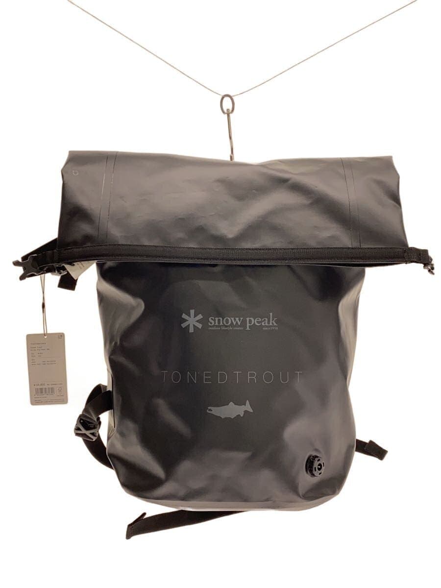 snow peak Backpack Polyester BLK Solid