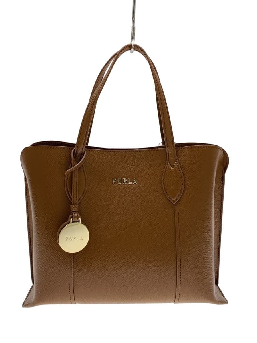 FURLA tote bag leather BRW