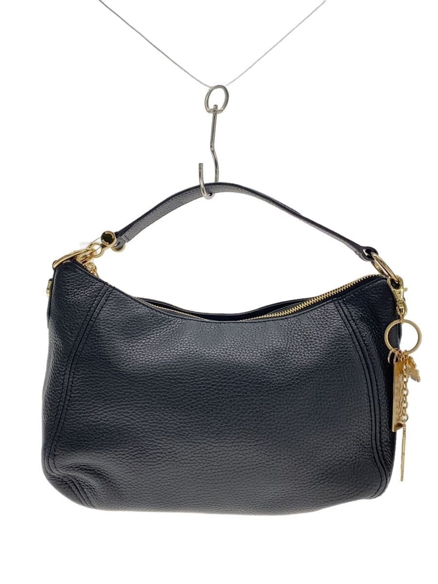 MICHAEL KORS Shoulder Bag Leather BLK Solid 35T6GFTL2L