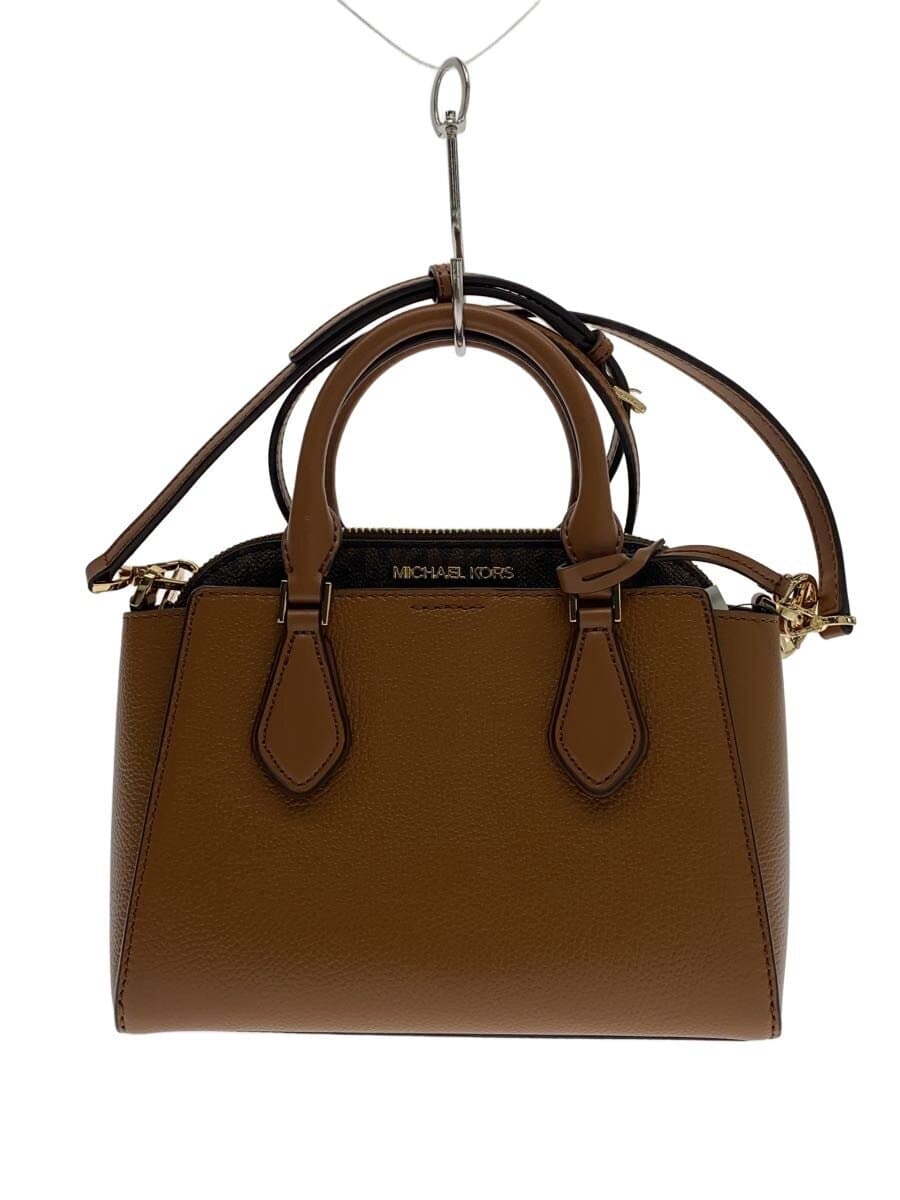 MICHAEL KORS Shoulder Bag Leather BRW All-over Pattern 35F0GDIC1L