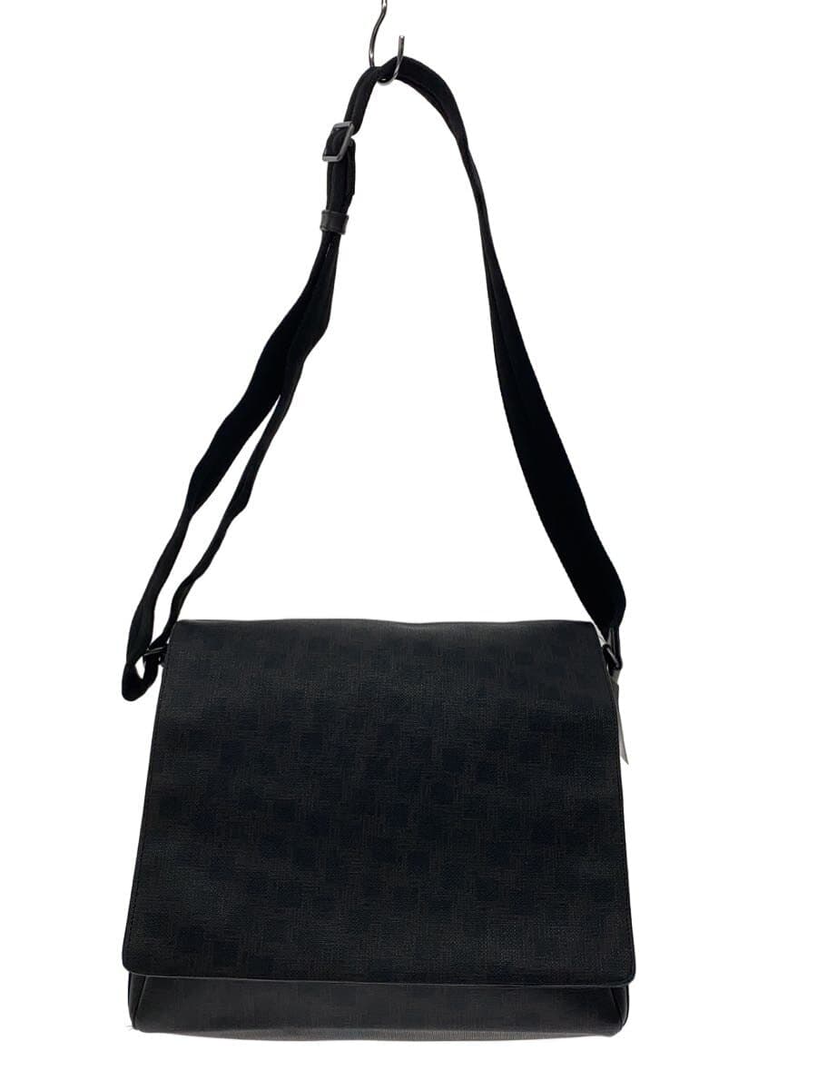 Dunhill Shoulder Bag Leather BRW All-over Print