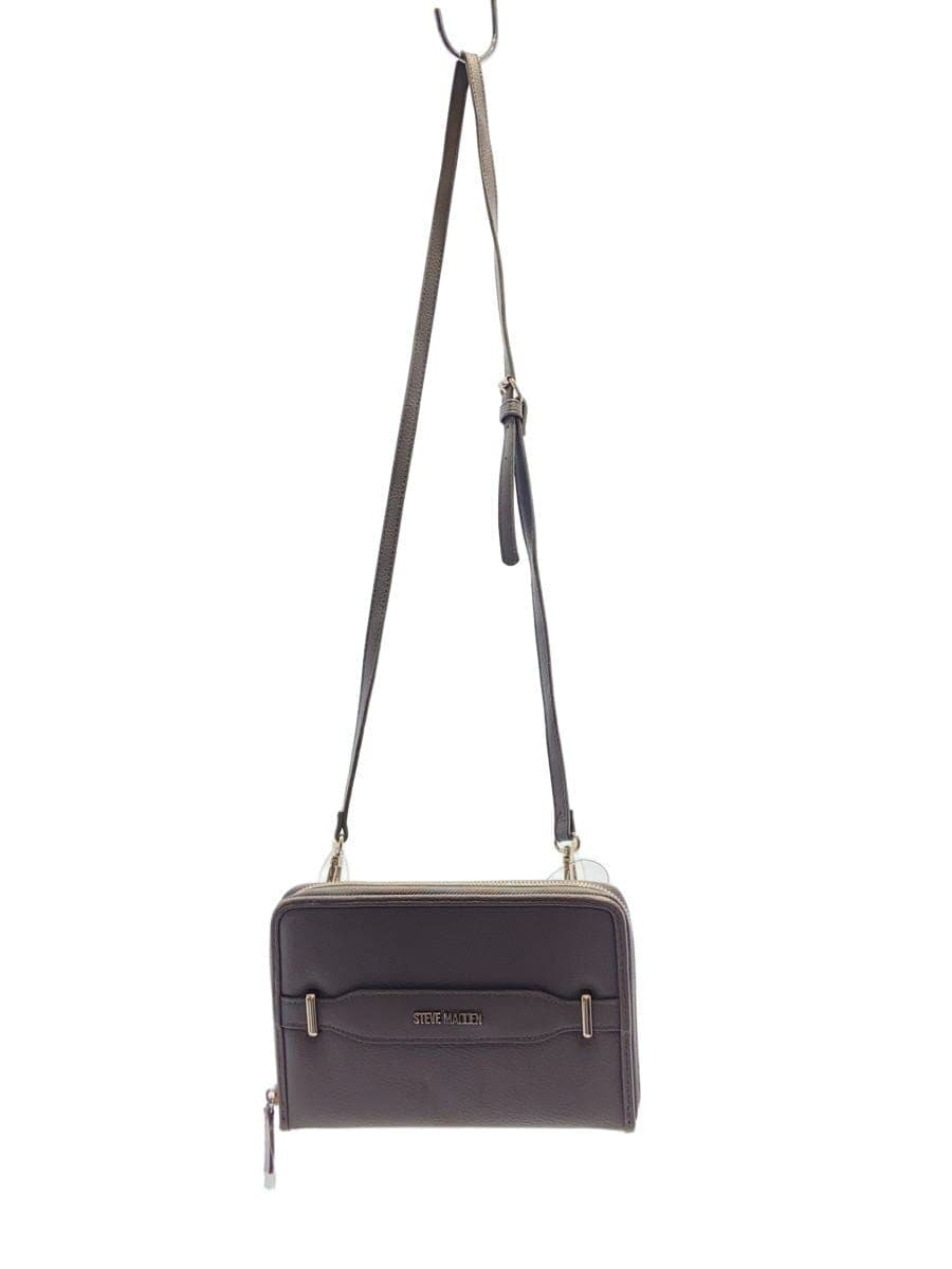STEVE MADDEN Shoulder Bag Leather GRY Solid