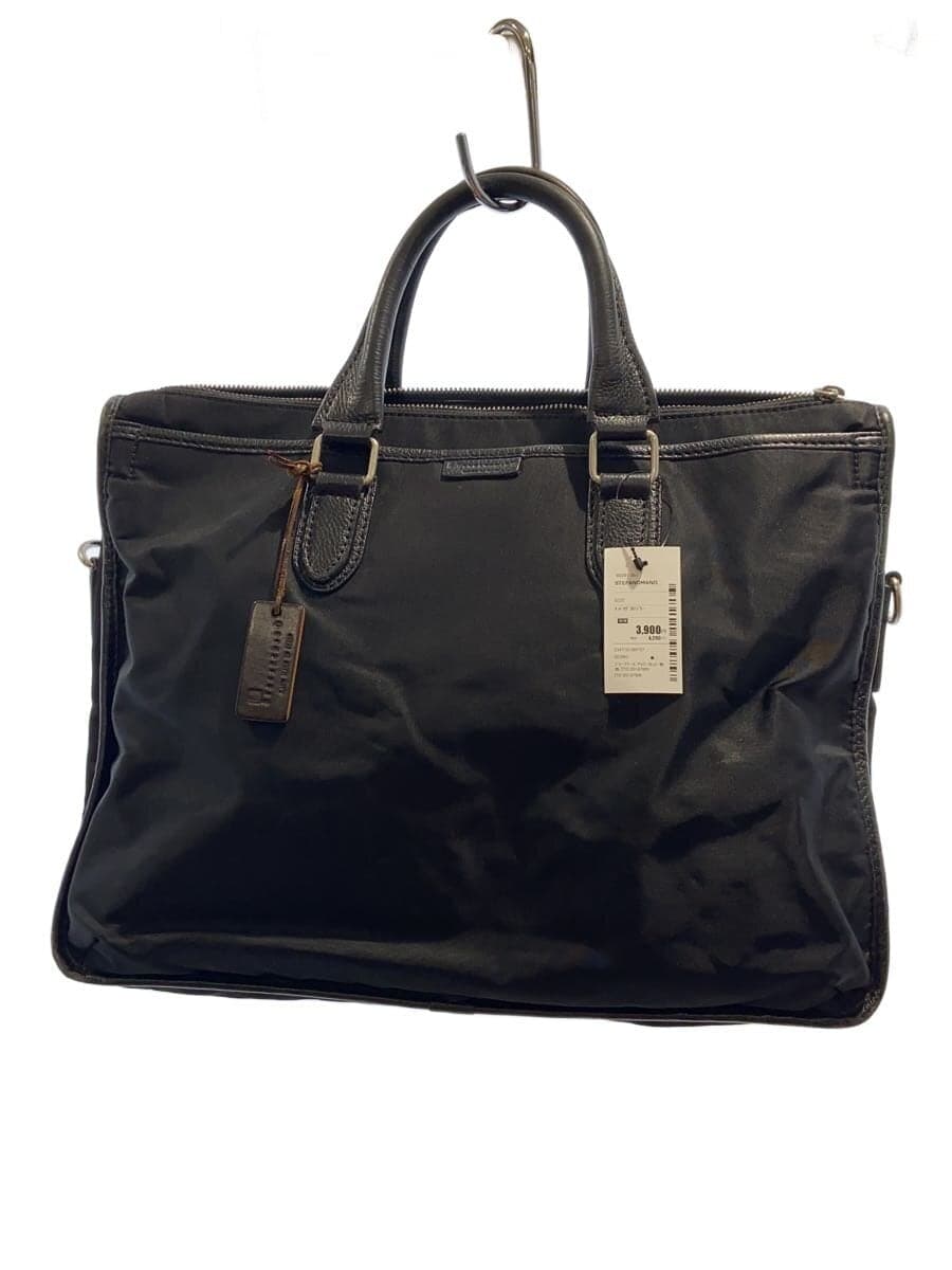 STEFANOMANO Briefcase PVC BLK Solid IT0120187505
