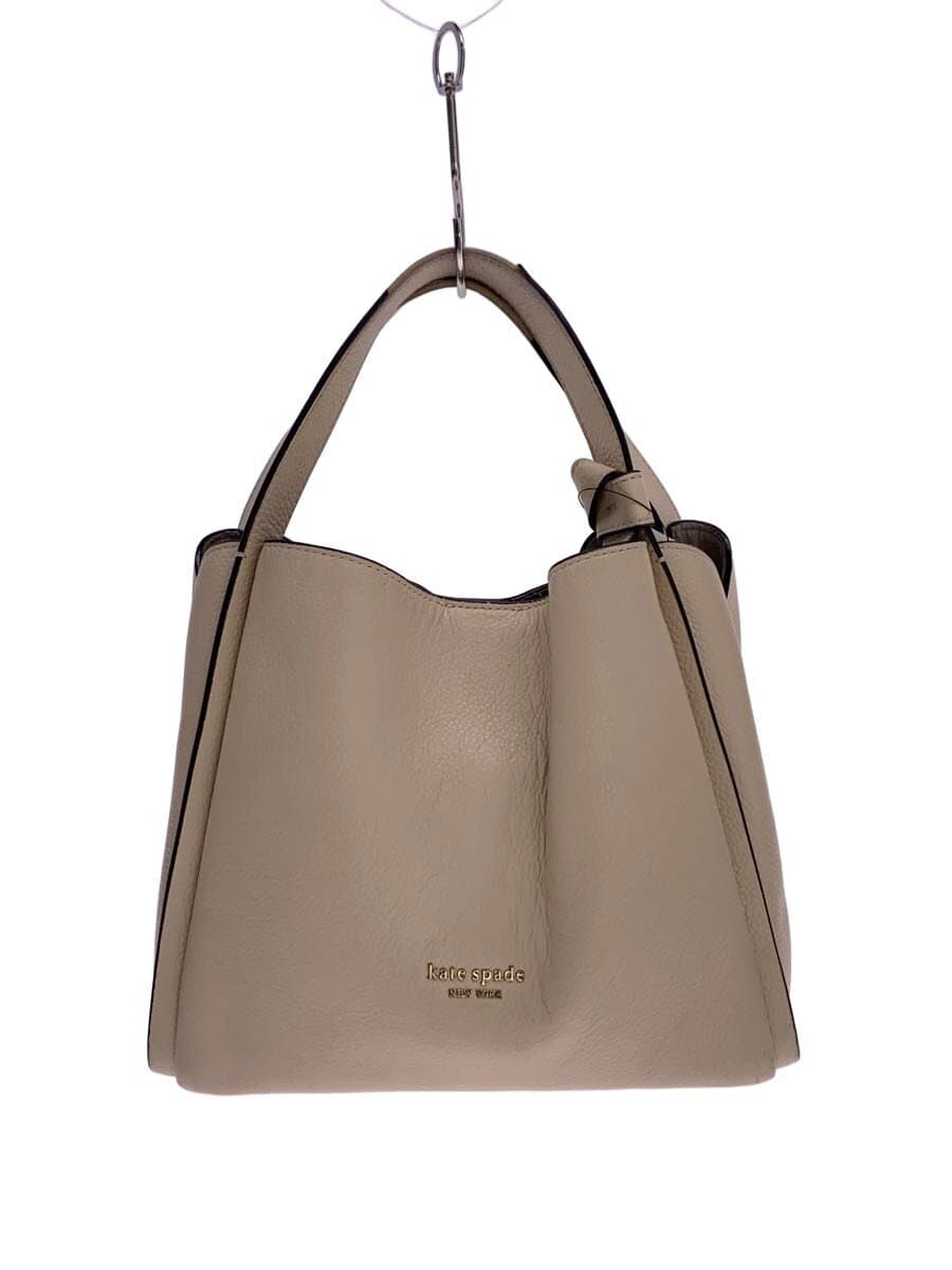 kate spade new york Handbag Leather BEG Solid K6552