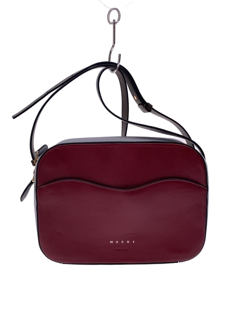 MARNI Shoulder Bag Leather BLU Solid BNMP0001Q0 P1927