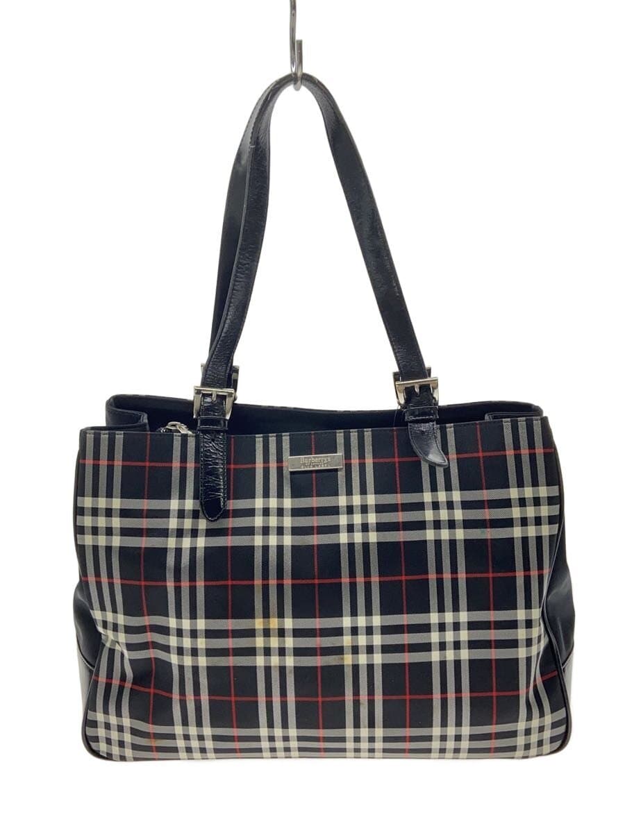 BURBERRY Tote Bag -- BLK Check