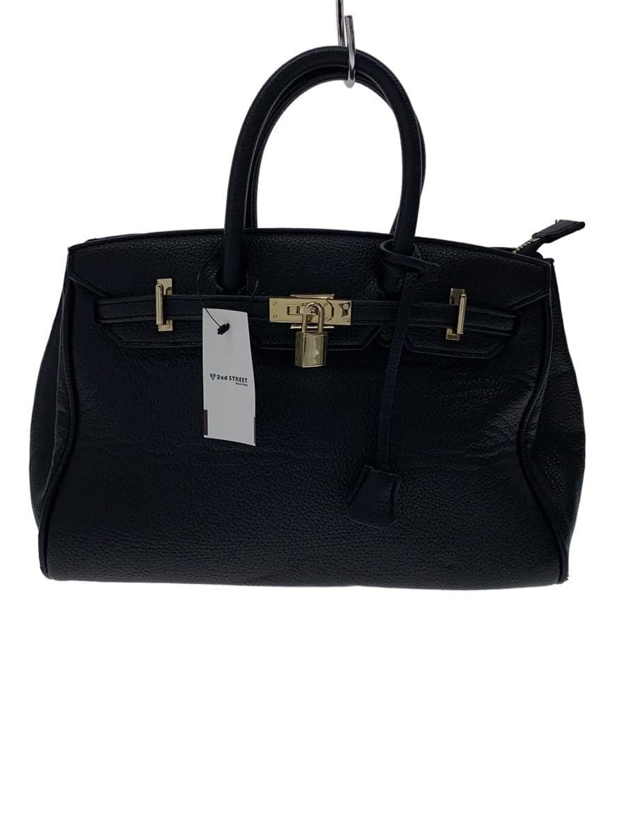 SNIDEL2-Way Handbag Faux Leather BLK swgb194601