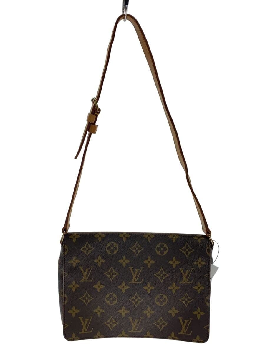 LOUIS VUITTON Musette Tango_Monogram Canvas_Long Shoulder PVC BRW Monogram