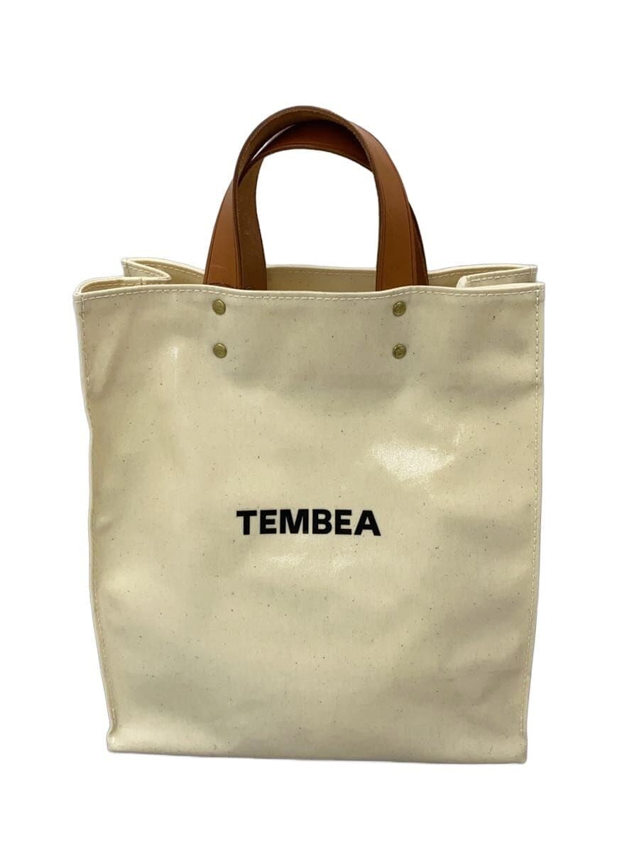 TEMBEA × IL BISONTE Paper Tote Tote Bag PVC BEG