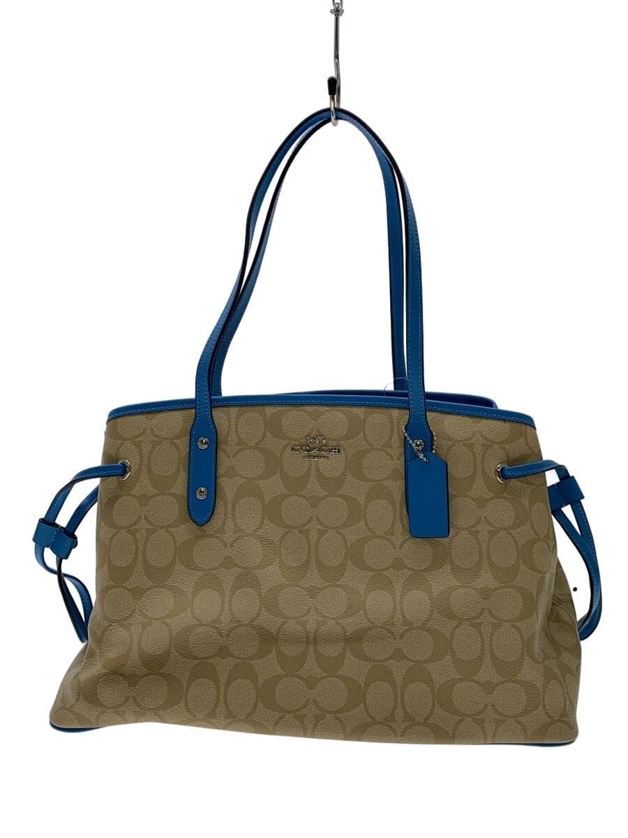 COACH Shoulder Bag_Signature PVC BEG F57842
