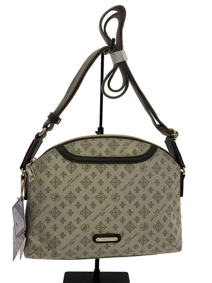 CHRISTIAN OLIVIER Shoulder Bag GRY All Over Pattern