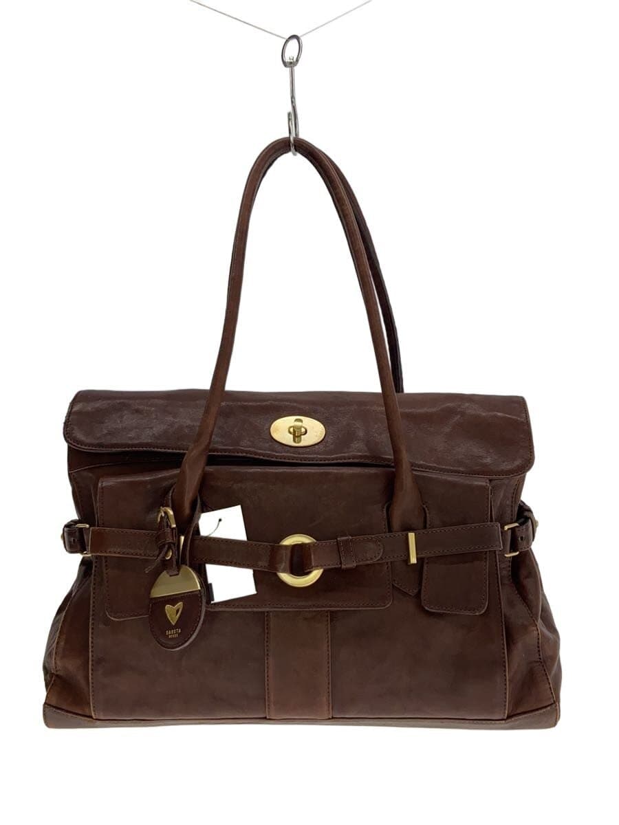 DAKOTA Shoulder Bag Leather BRW Solid