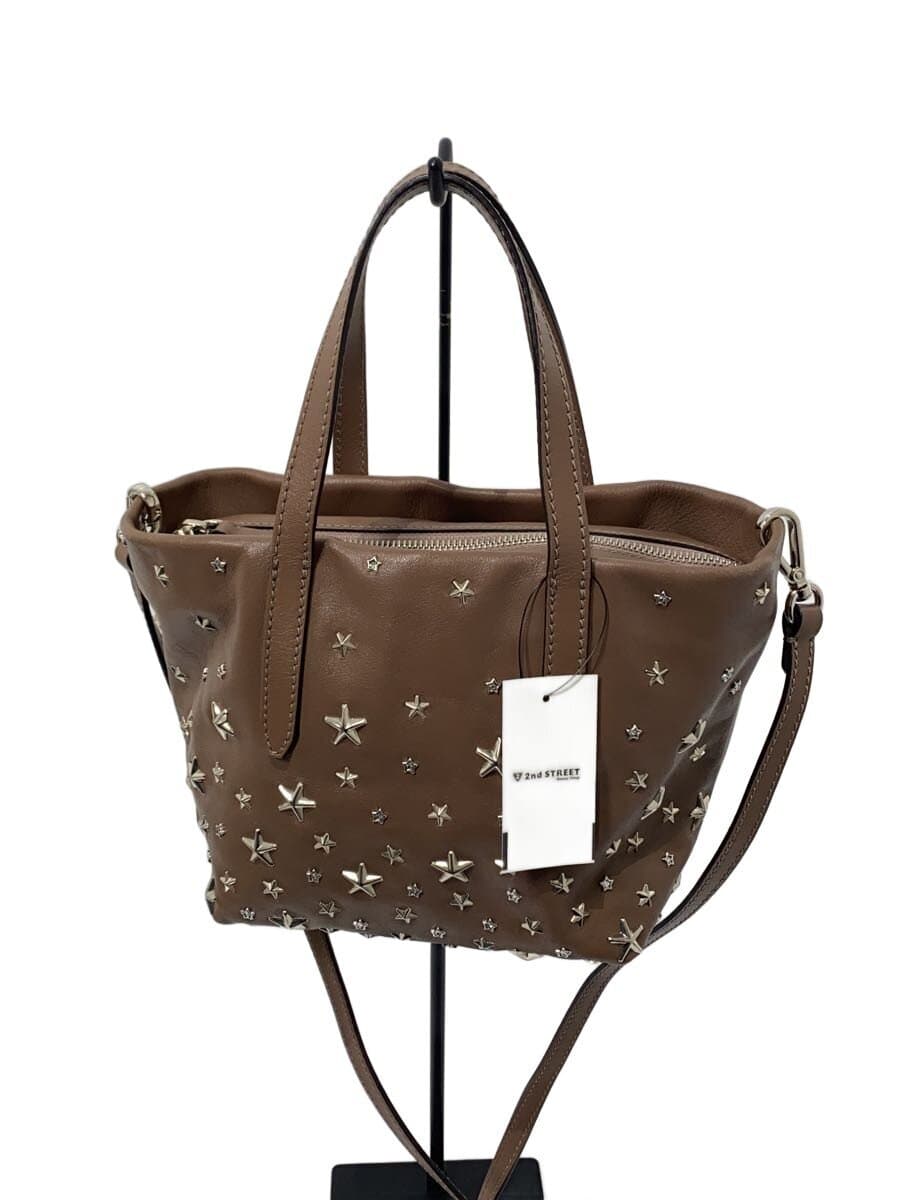 JIMMY CHOO Handbag Leather BEG