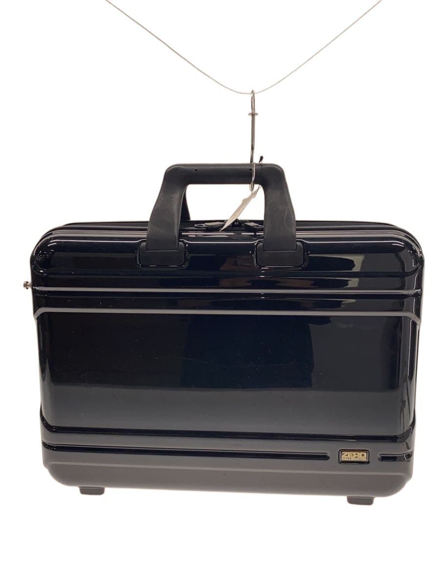 ZERO HALLIBURTON Attache Case BLK Solid