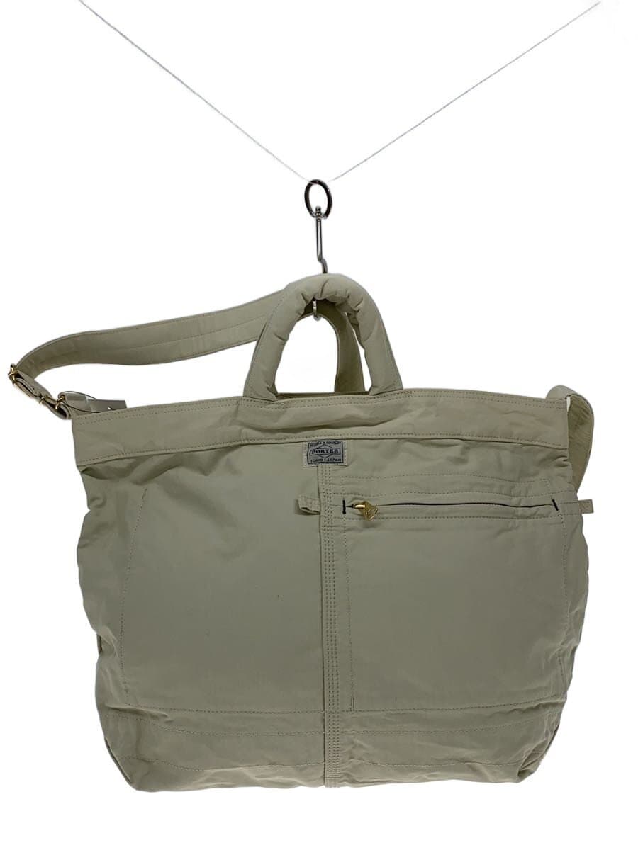 PORTER Tote Bag Nylon CRM Solid 754-15108