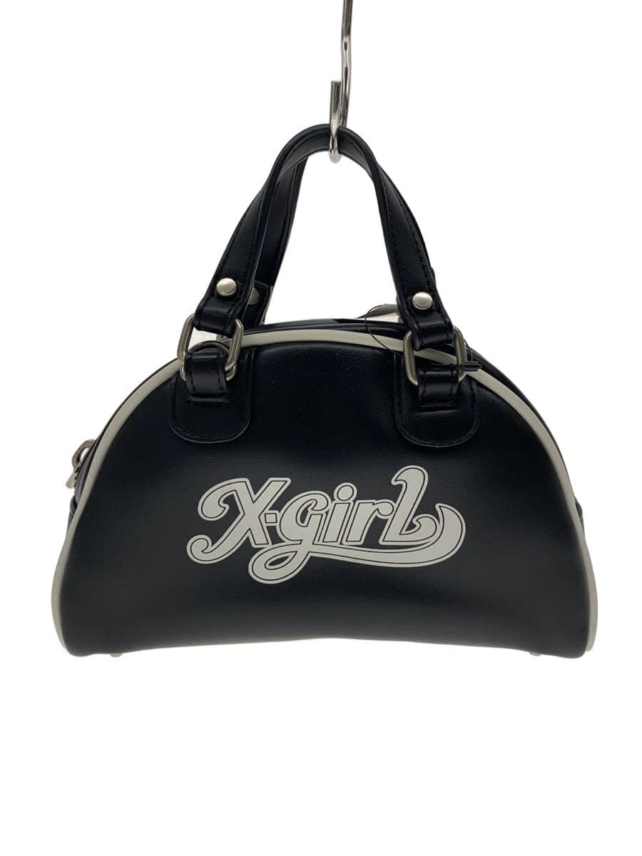 X-girl Shoulder Bag Faux Leather BLK 105224053002