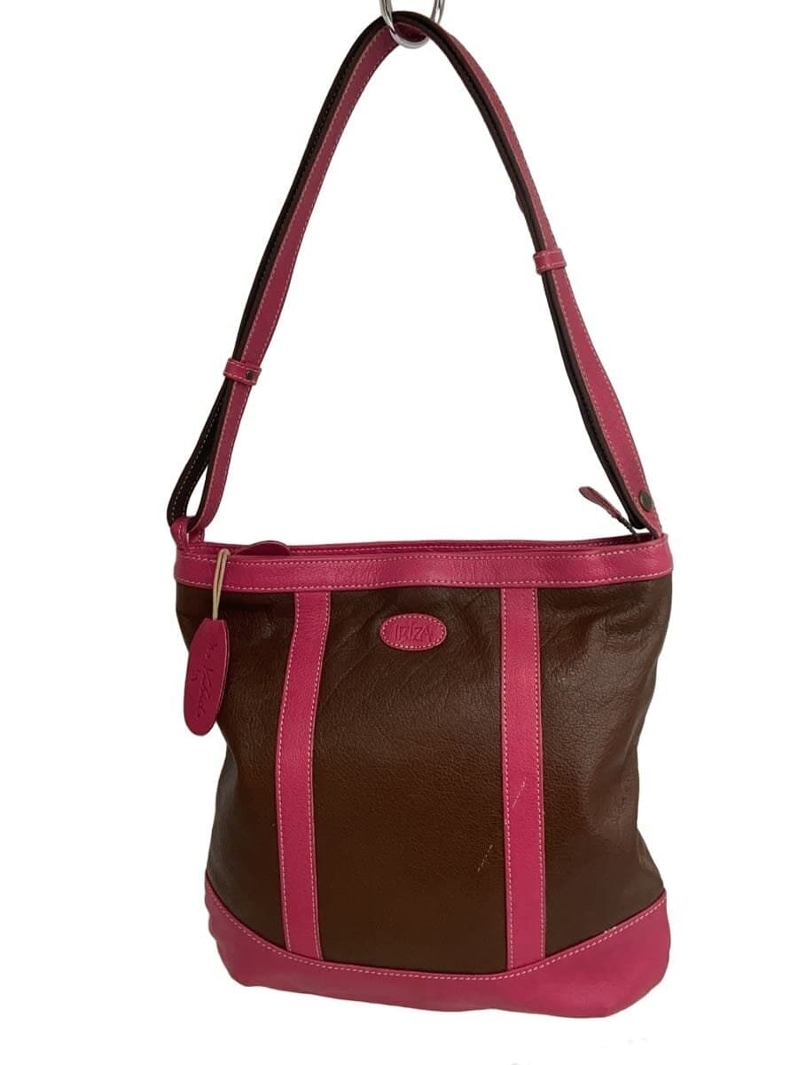 IBIZA Shoulder Bag Leather BRW