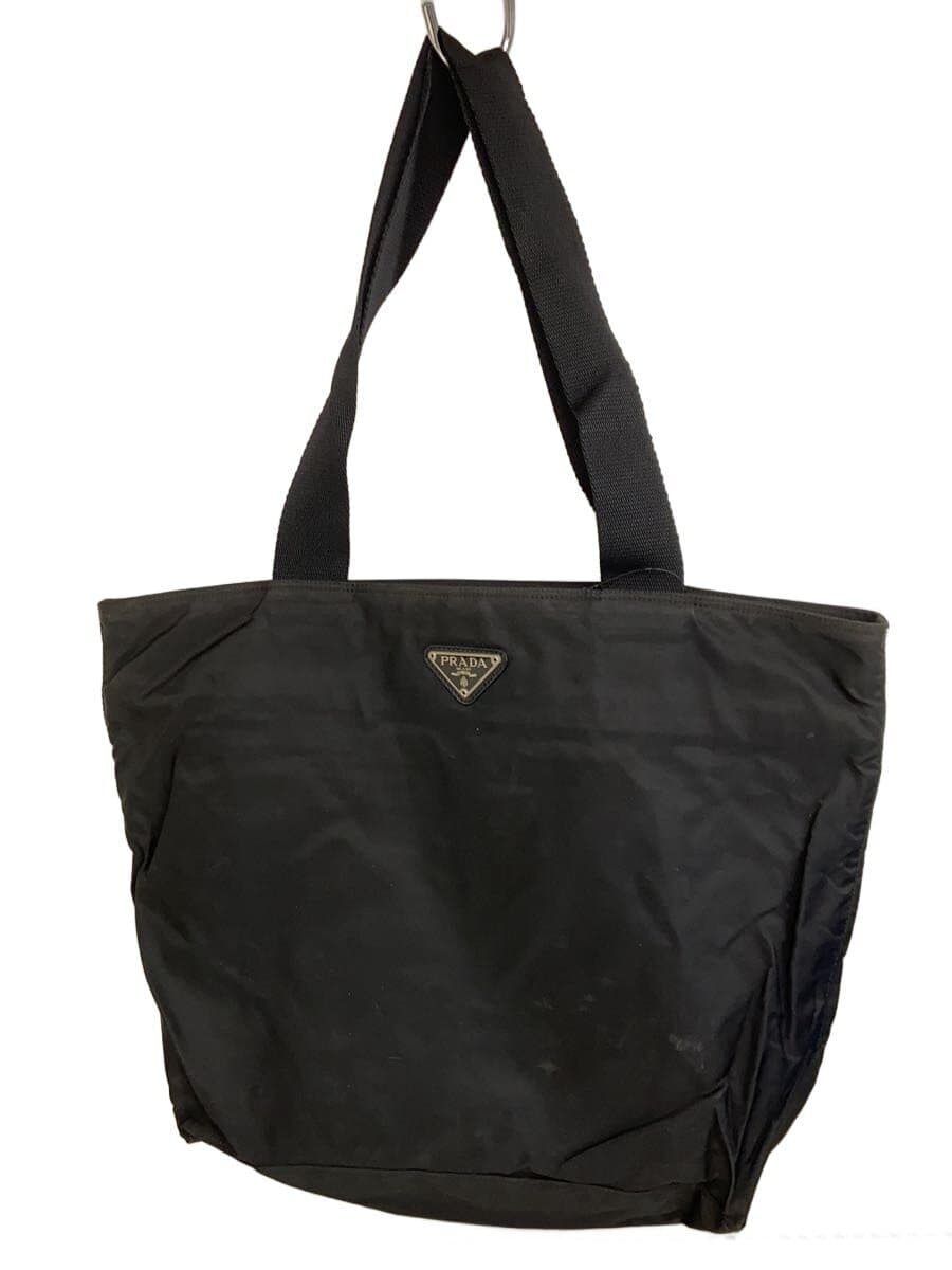 PRADA Tote Bag Nylon BLK Solid