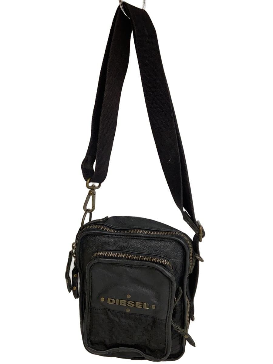 DIESEL Shoulder Bag Cotton BLK Solid
