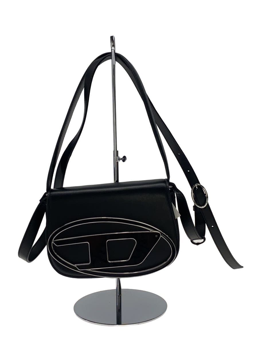 DIESEL Shoulder Bag Leather BLK
