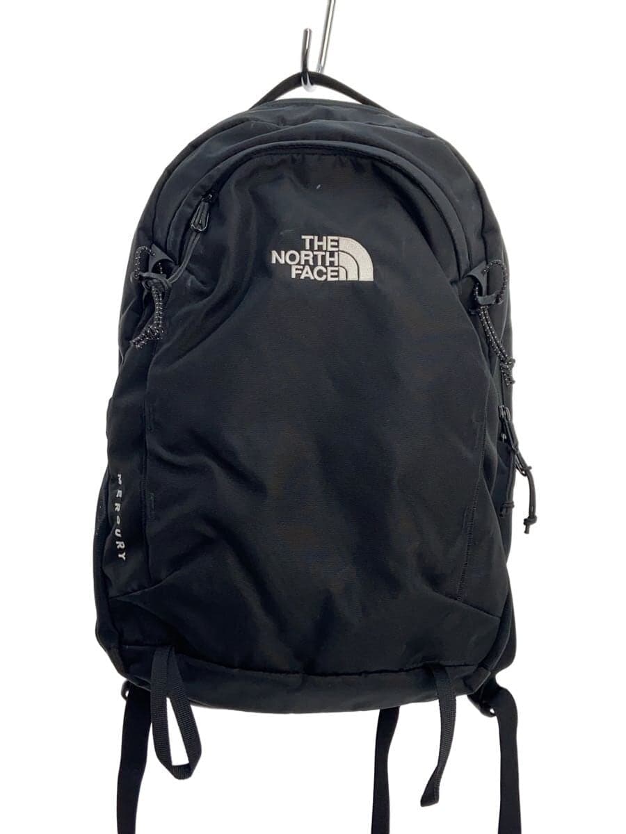 THE NORTH FACE Backpack Nylon BLK NM72255 With Stain