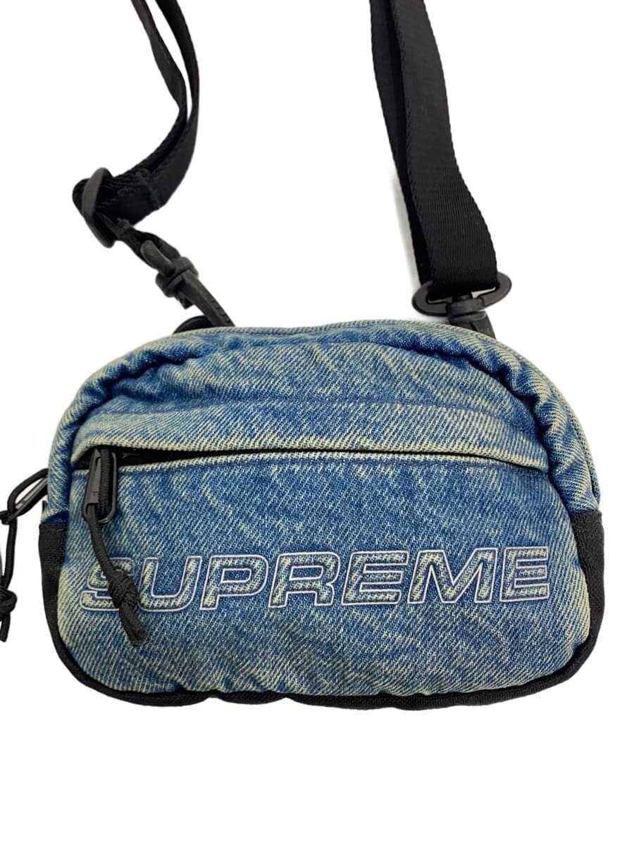 Supreme Denim Mini Shoulder Bag Washed Indigo Shoulder Bag Cotton IDG