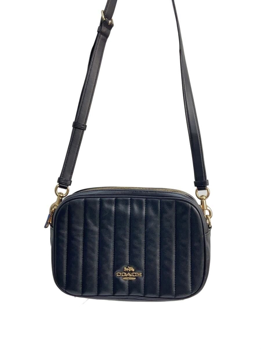 COACH Shoulder Bag Leather BLK H2080-C1569