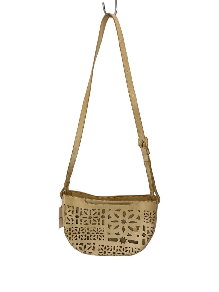 GENTEN Shoulder Bag Leather CRM Solid