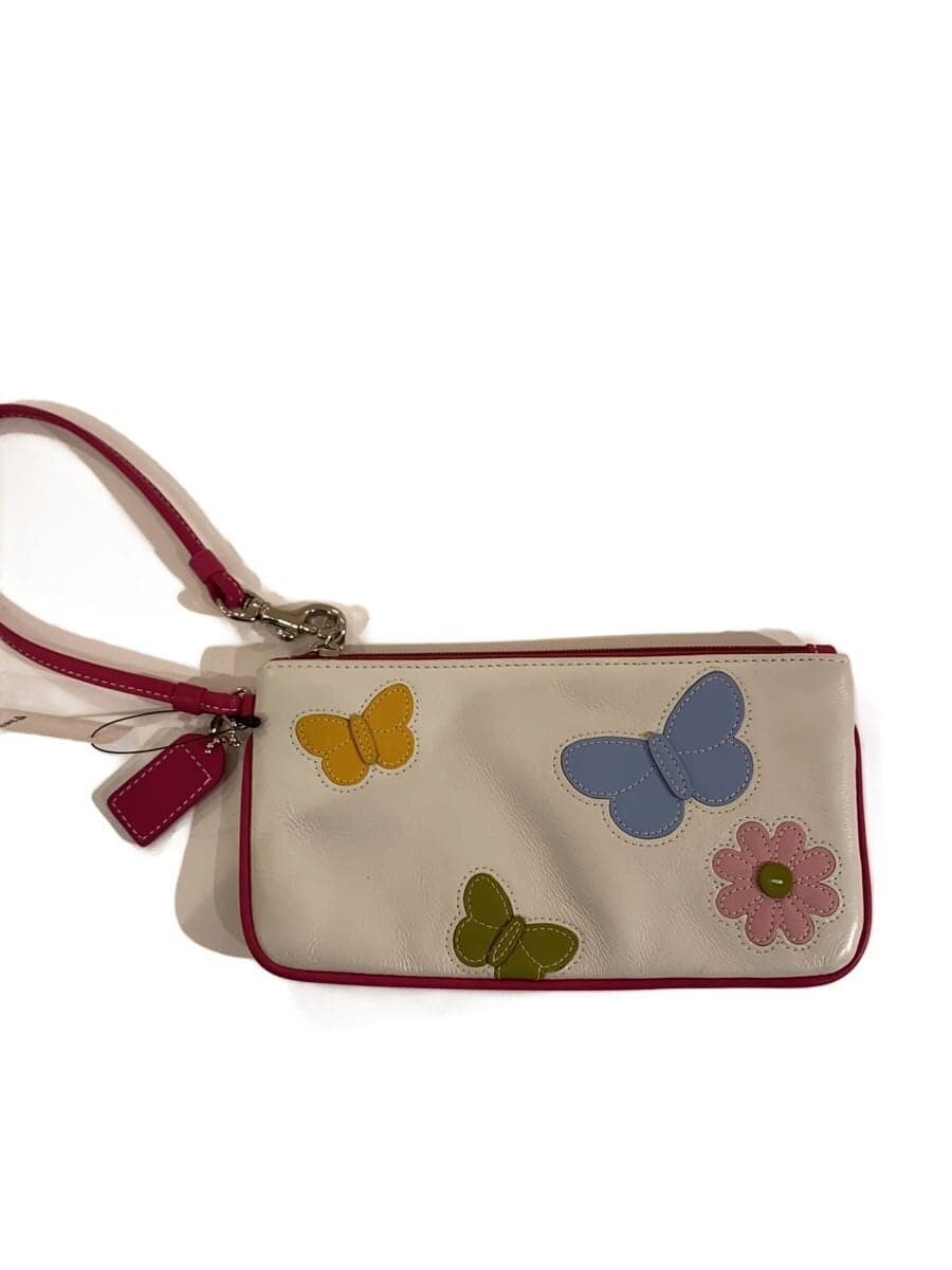 COACH Butterfly Pouch WHT