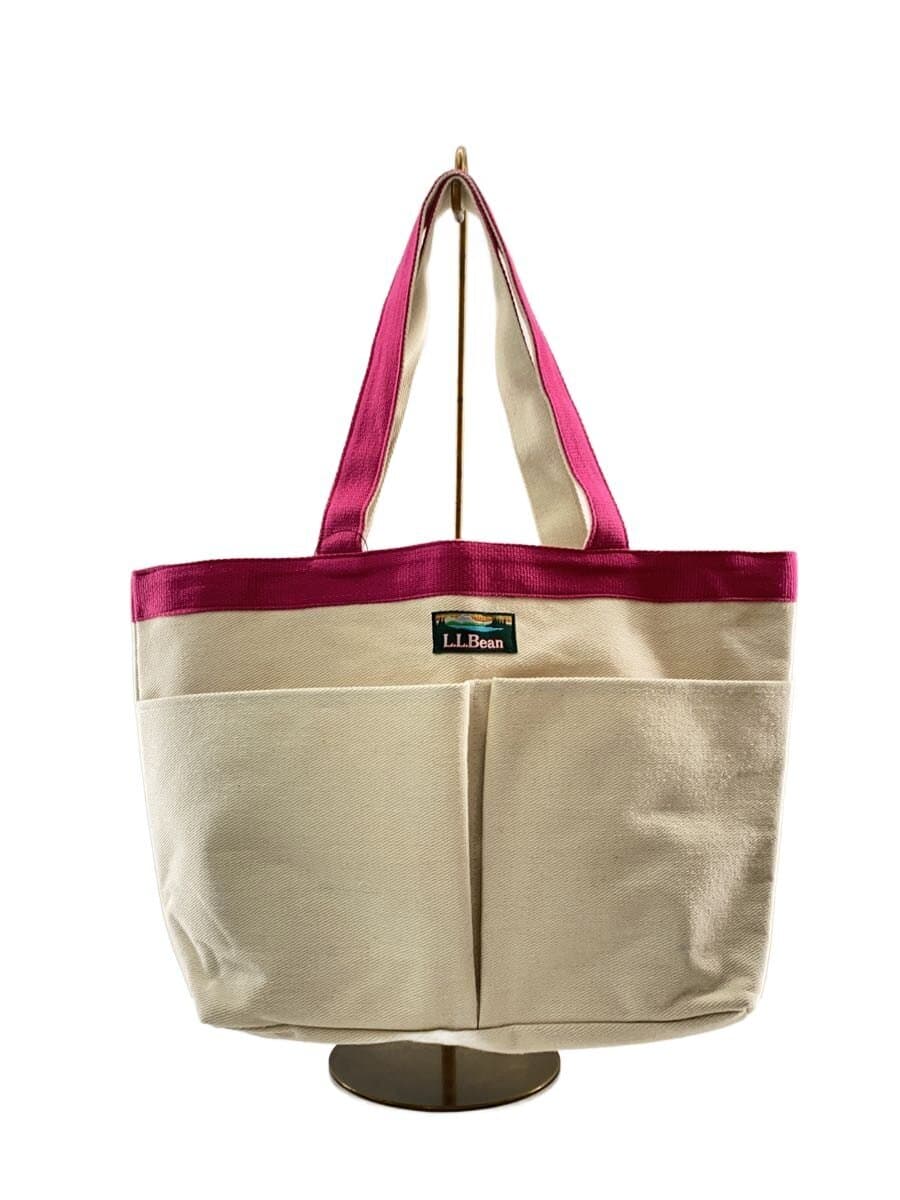 L.L.Bean Tote Bag Cotton CRM Solid