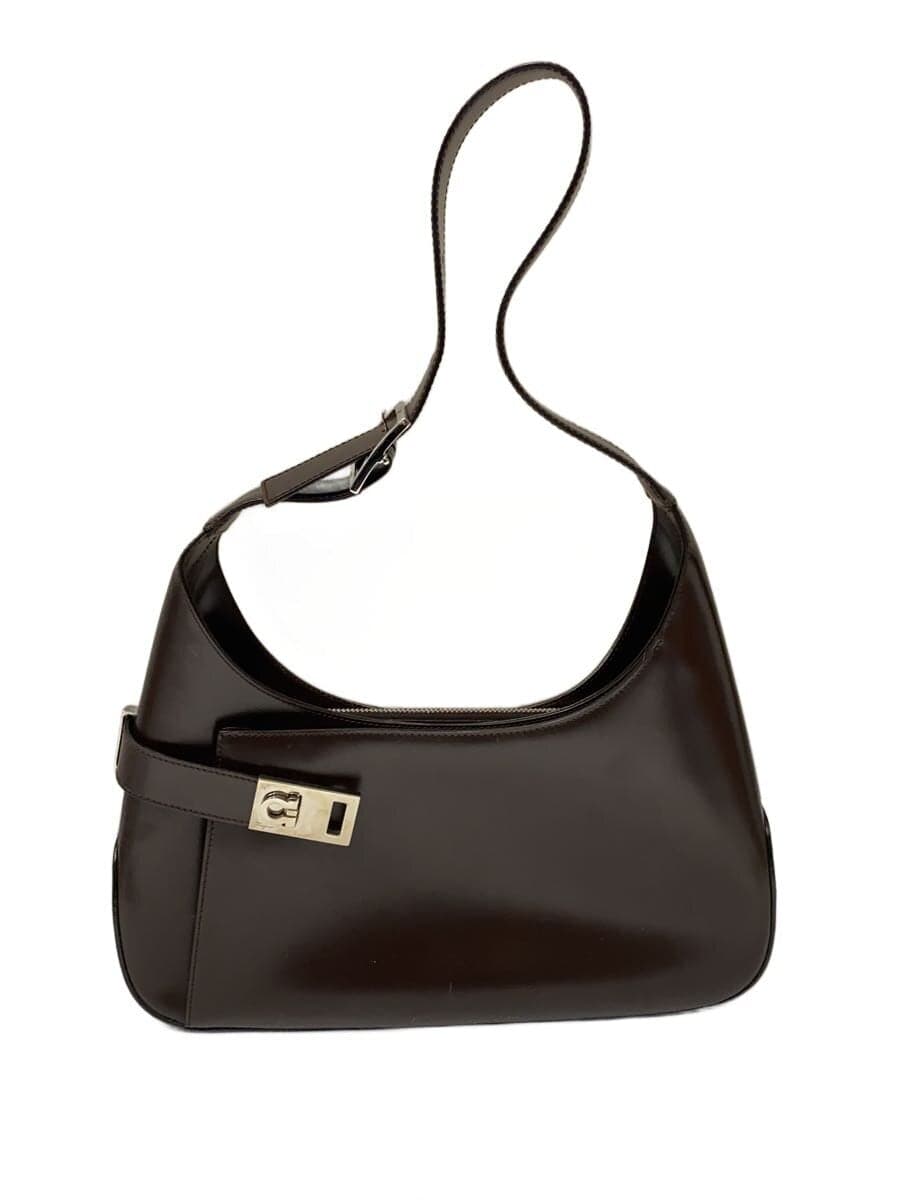 Salvatore Ferragamo Shoulder Bag Leather BRW AQ-21 0170
