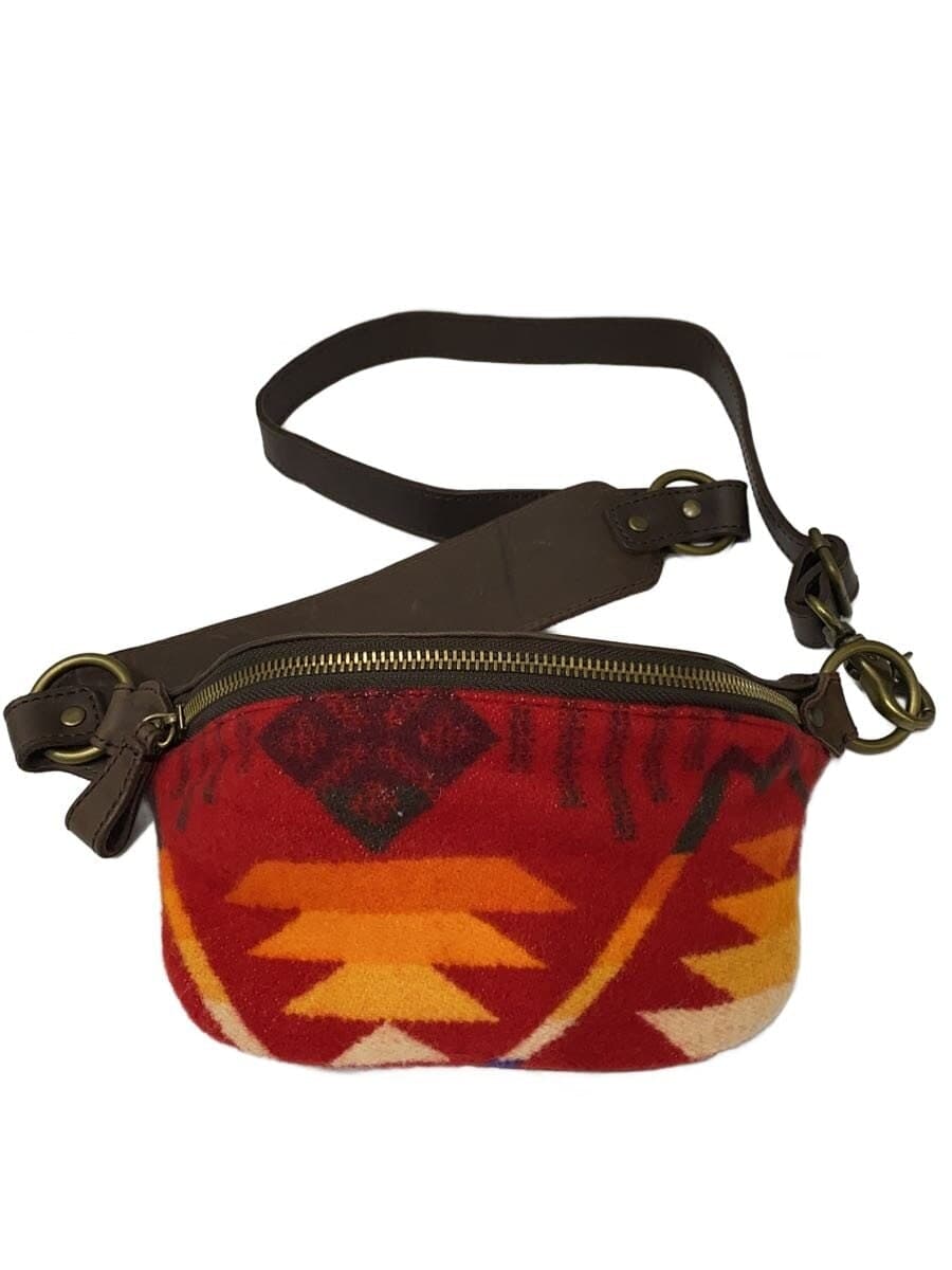 PENDLETON Shoulder Bag Wool RED XZ747-52760