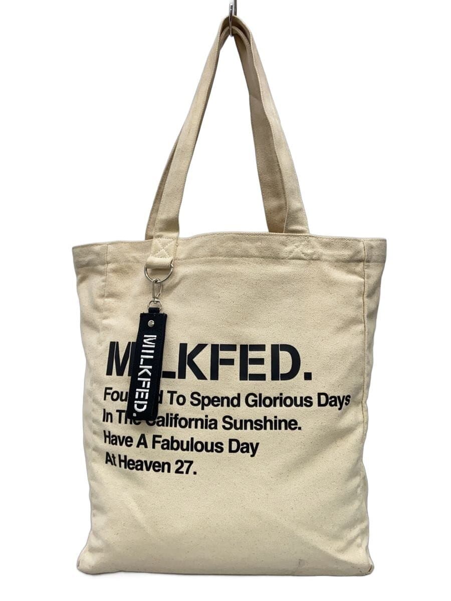 MILK FED. Tote Bag Canvas CRM Solid